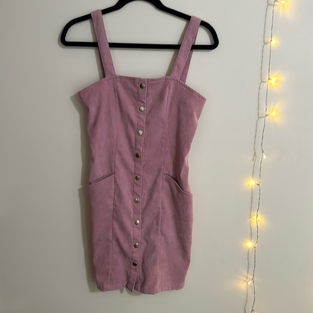 Button Down Corduroy Dress